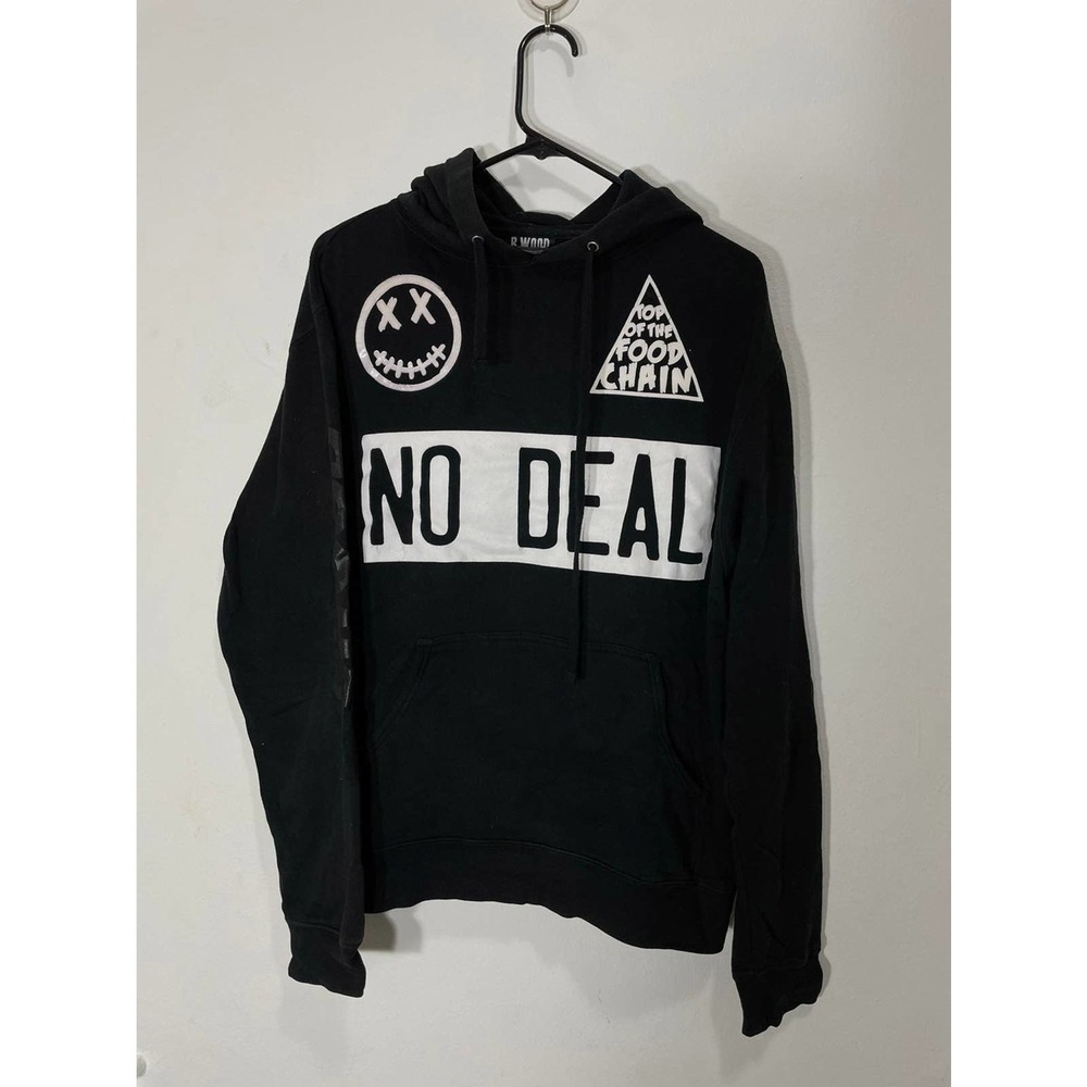 Vinnies No deal black hoodie sweatshirt